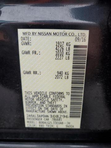 2017 NISSAN ALTIMA 2.5 - 1N4AL3AP0HN308296
