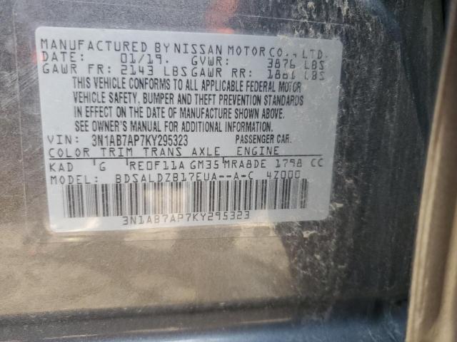 VIN 3N1AB7AP7KY295323 2019 NISSAN SENTRA no.13