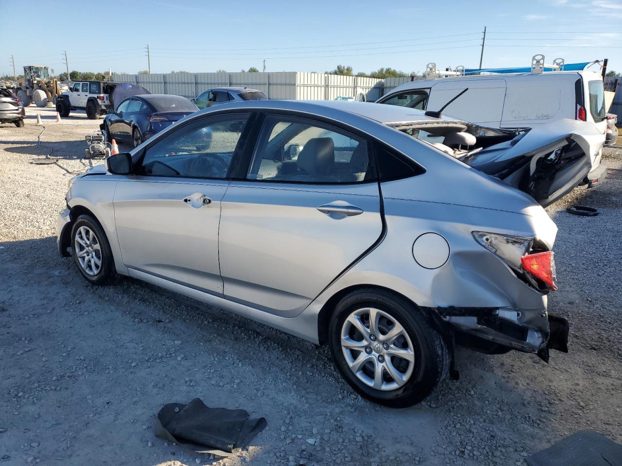 Lot #3029727695 2013 HYUNDAI ACCENT GLS