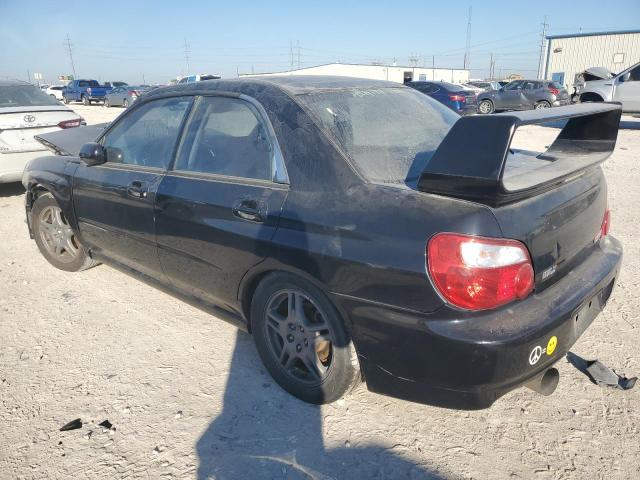 SUBARU IMPREZA WR 2002 black sedan 4d gas JF1GD29642H502221 photo #3