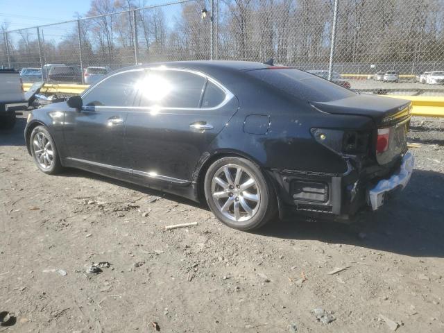 LEXUS LS 460L 2008 black  gas JTHGL46F785021904 photo #3