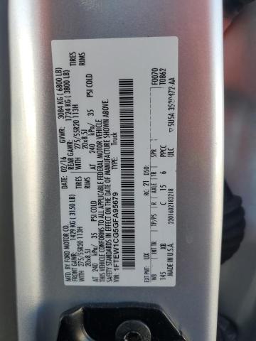 2016 FORD F150 SUPER - 1FTEW1CG5GFA95679