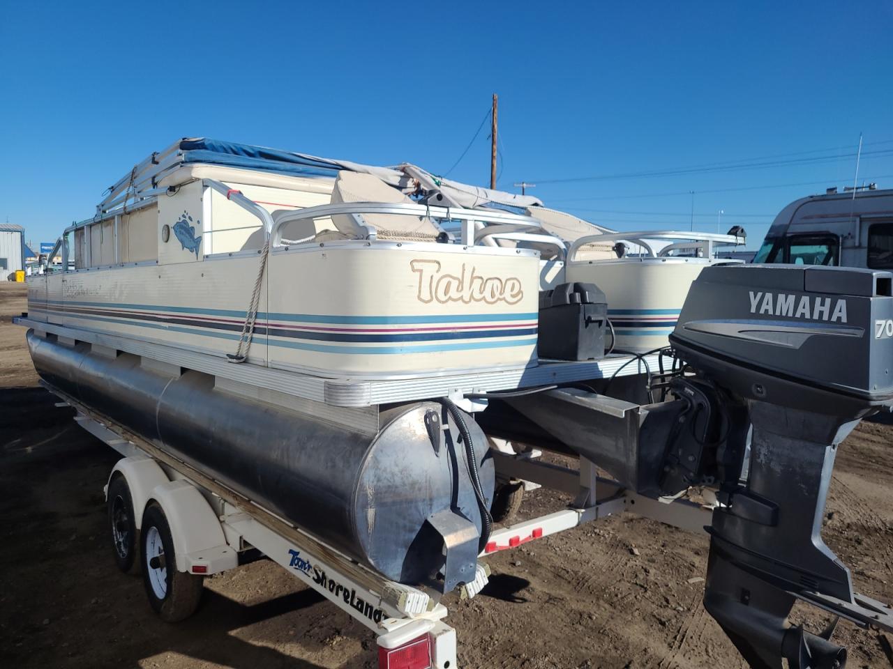 Lot #3033491095 2002 TAHO BOAT W/TRL