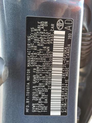 2016 TOYOTA COROLLA L - 2T1BURHE8GC530962