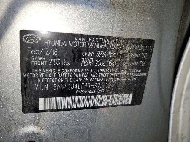 VIN 5NPD84LF4JH323716 2018 HYUNDAI ELANTRA no.12