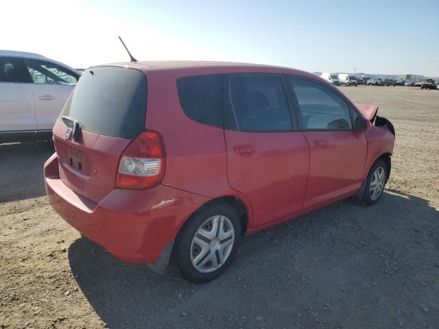 HONDA FIT 2007 red  gas JHMGD38427S059494 photo #4