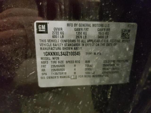 2018 GMC ACADIA DEN - 1GKKNXLS4JZ100345