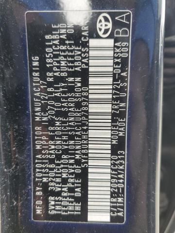 2018 TOYOTA COROLLA L - 5YFBURHE4JP789780