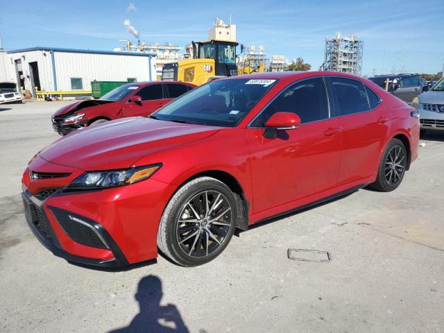 TOYOTA CAMRY SE N 2024 red  gas 4T1T11AK6RU235990 photo #1