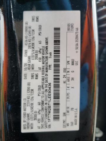 2020 FORD F250 SUPER - 1FT7W2BT1LEE93436