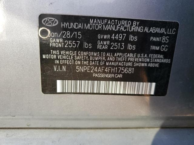 VIN 5NPE24AF4FH175681 2015 HYUNDAI SONATA no.13