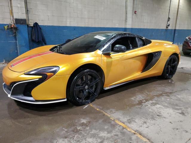 MCLAREN AUTOMOTIVE 650S SPIDE 2015 gold  gas SBM11FAA0FW004199 photo #1