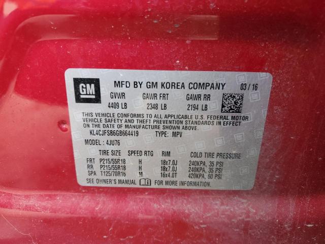 2016 BUICK ENCORE CON - KL4CJFSB6GB664419