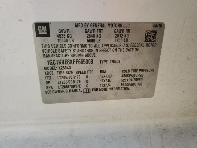 2015 CHEVROLET SILVERADO - 1GC1KVE8XFF665908