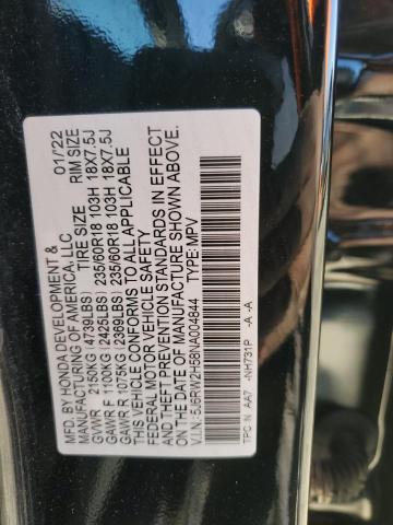 2022 HONDA CR-V EX - 5J6RW2H58NA004844