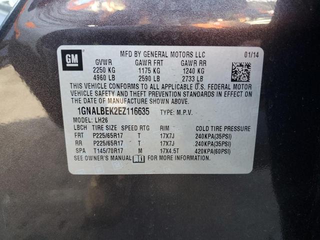 VIN 1GNALBEK2EZ116635 2014 CHEVROLET EQUINOX no.13