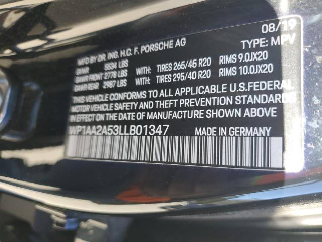 2020 PORSCHE MACAN - WP1AA2A53LLB01347