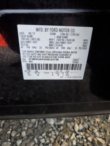 VIN 2FMPK4AP0KBC63758 2019 FORD EDGE no.14