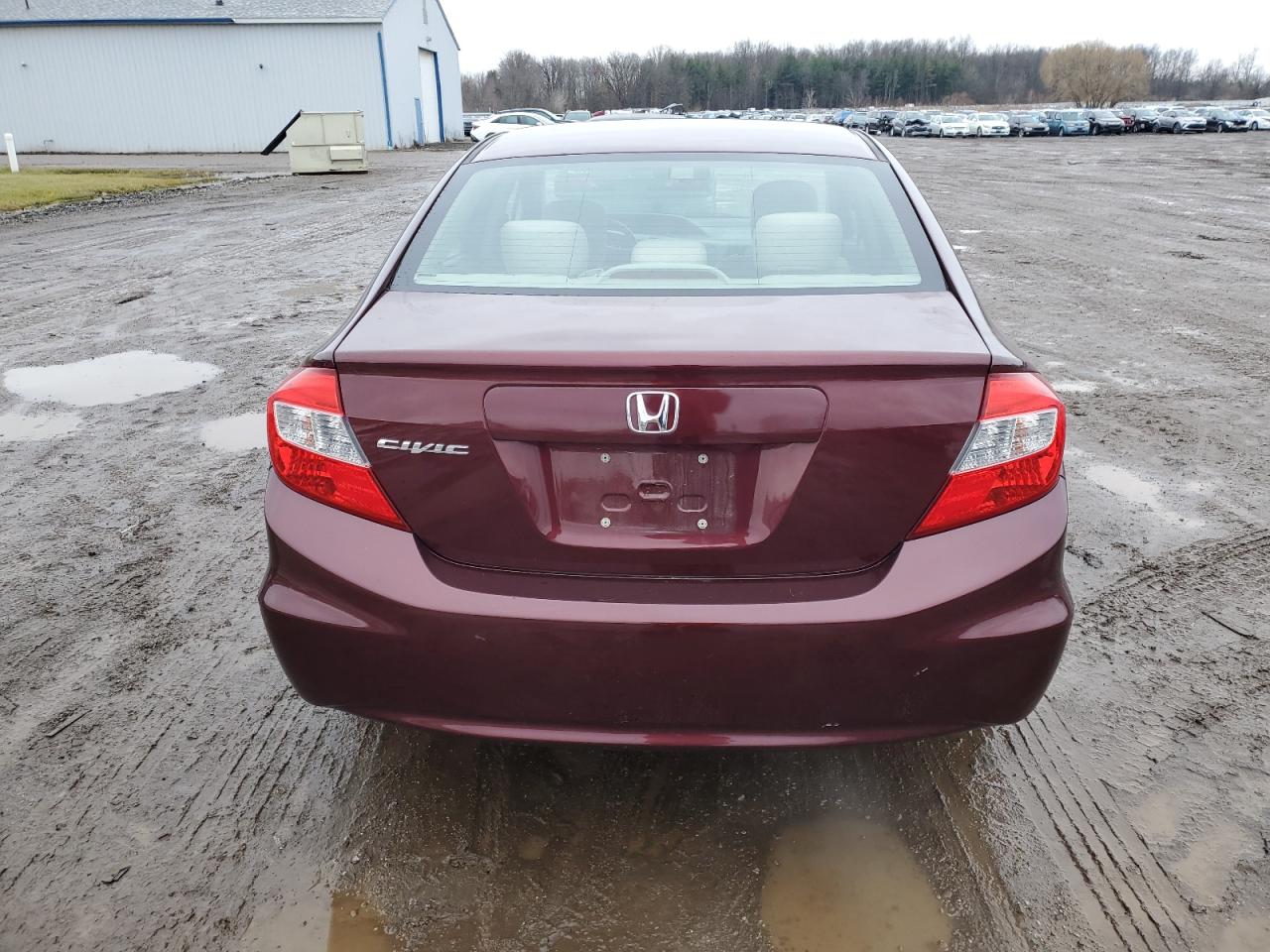 Lot #3029428711 2012 HONDA CIVIC LX