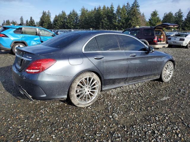 MERCEDES-BENZ C 300 4MAT 2015 gray  gas 55SWF4KB2FU078383 photo #4