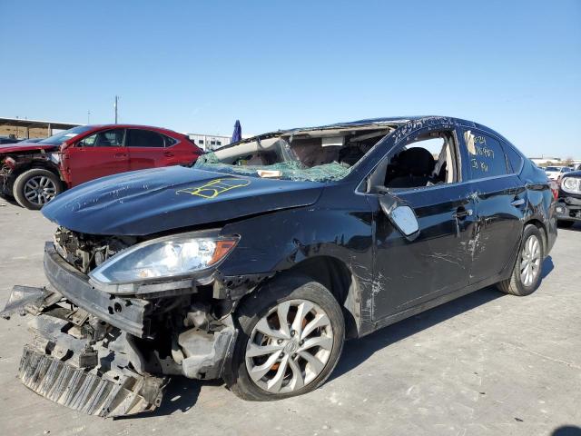 NISSAN SENTRA S 2019 black  gas 3N1AB7AP0KY361176 photo #1