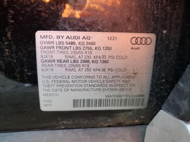 2022 AUDI Q5 PRESTIG - WA1FABFY5N2048986