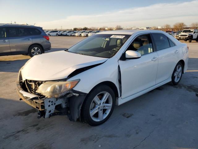 TOYOTA CAMRY BASE 2012 white  gas 4T1BF1FK0CU568070 photo #1