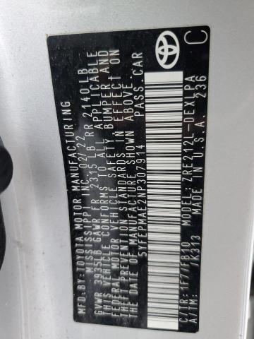 2022 TOYOTA COROLLA LE - 5YFEPMAE2NP307914