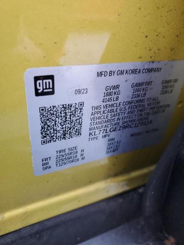 2024 CHEVROLET TRAX 1RS - KL77LGE29RC129114