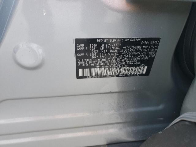 2022 SUBARU ASCENT ONY 4S4WMAJDXN3448186