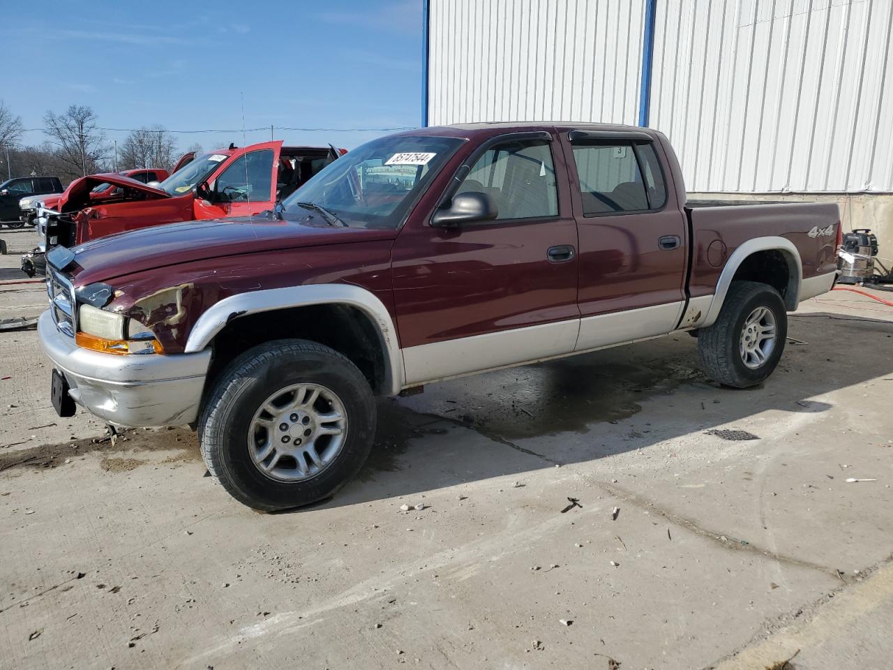 Lot #3033299817 2003 DODGE DAKOTA QUA