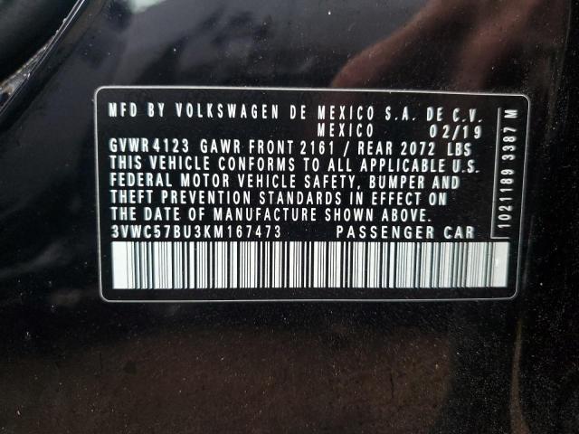 2019 VOLKSWAGEN JETTA S - 3VWC57BU3KM167473