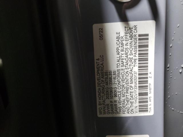 2022 HONDA ACCORD SPO - 1HGCV1F33NA053137