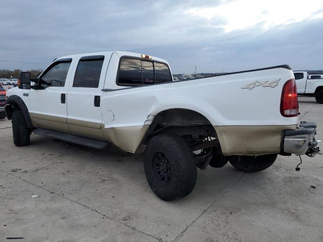 FORD F250 SUPER 2001 white  gas 1FTNW21S81EB16308 photo #3