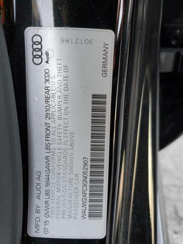 2016 AUDI S7 PRESTIG WAUW2AFC3GN052907