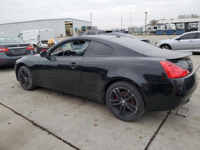 INFINITI G37 2009 black coupe gas JNKCV64F39M653801 photo #3