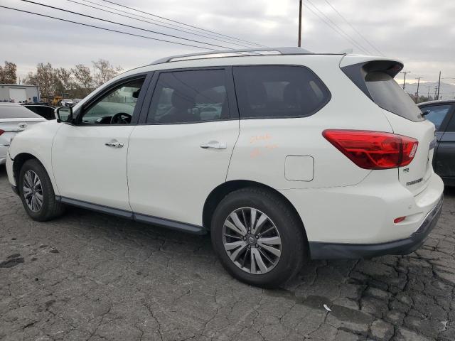 NISSAN PATHFINDER 2019 white  gas 5N1DR2MN7KC603677 photo #3