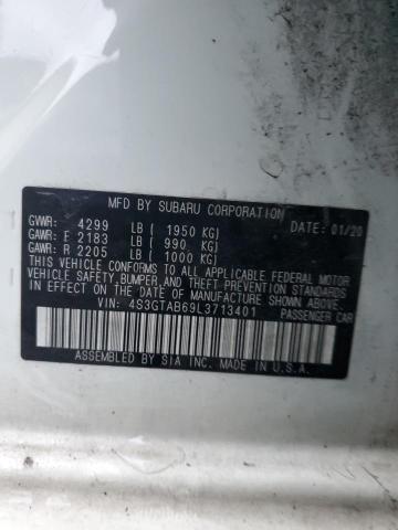 2020 SUBARU IMPREZA - 4S3GTAB69L3713401