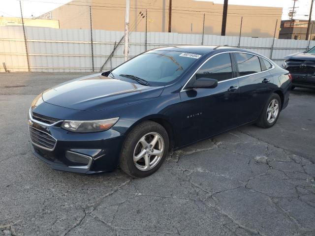 CHEVROLET MALIBU LS 2016 blue sedan 4d gas 1G1ZB5ST7GF266377 photo #1