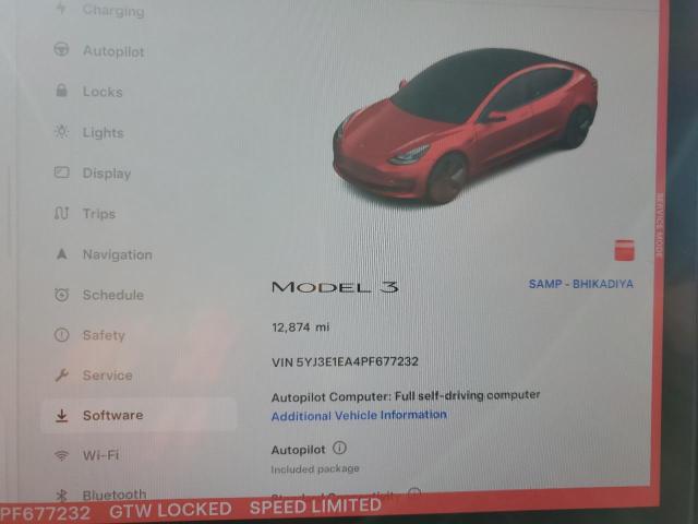 2023 TESLA MODEL 3 - 5YJ3E1EA4PF677232