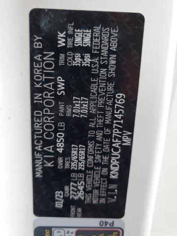 2023 KIA SPORTAGE L - KNDPUCAF7P7145769