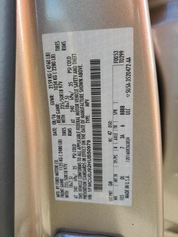 2017 FORD ESCAPE TIT - 1FMCU0J92HUB50979