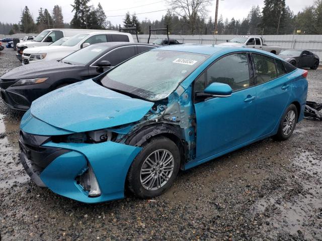 TOYOTA PRIUS PRIM 2019 turquoise  hybrid engine JTDKARFPXK3111364 photo #1