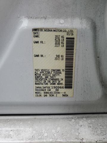 2016 NISSAN ALTIMA 2.5 - 1N4AL3AP5GC190966