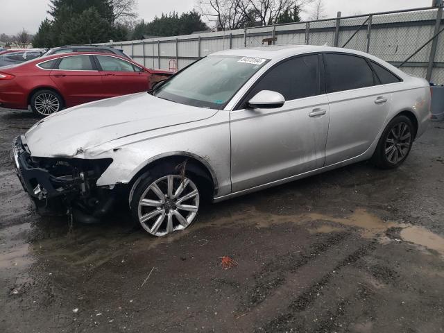 AUDI A6 PREMIUM 2014 silver  gas WAUDFAFC8EN020141 photo #1