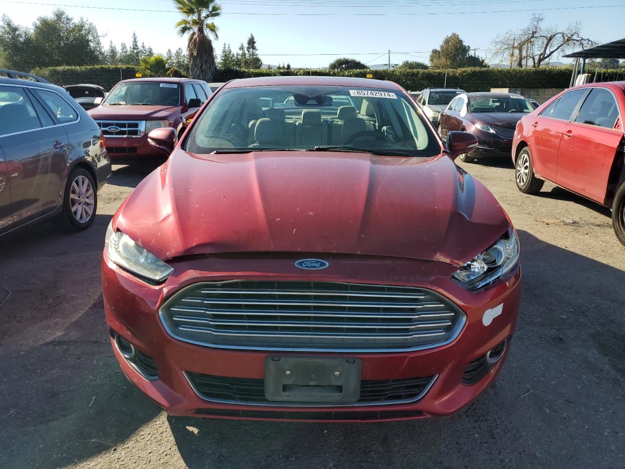 Lot #3030388464 2015 FORD FUSION TIT