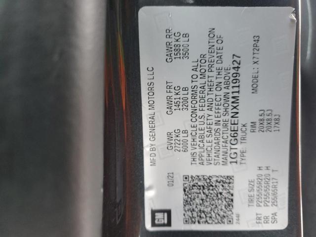 2021 GMC CANYON DEN 1GTG6EENXM1199427