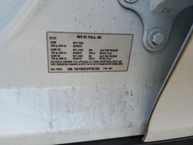 2023 TESLA MODEL Y - 7SAYGDEE6PF687056