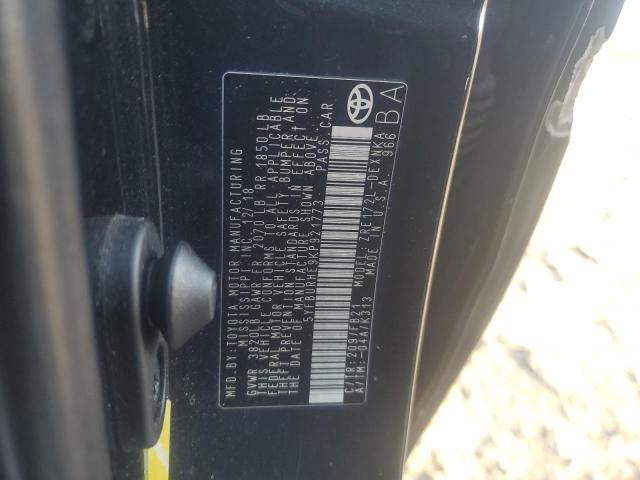 2019 TOYOTA COROLLA L - 5YFBURHE9KP921773