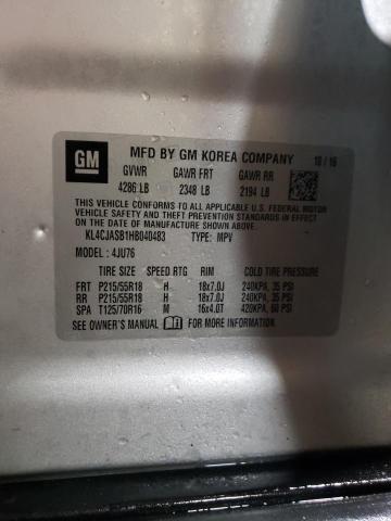 2017 BUICK ENCORE PRE - KL4CJASB1HB040483